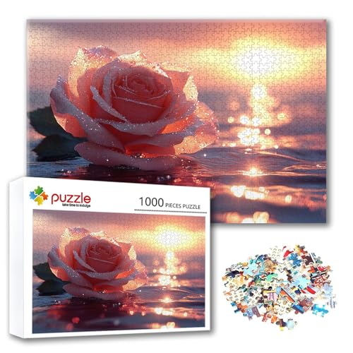 Puzzle Blume Puzzle 2000 Teile Rose, Herausforderung Impossible Jigsaw, Erwachsene Wooden Jigsaw Spielzeug, Puzzlespiele für Die Ganze Familie Stressabbau, Geschenk für Frauen Männer 100 x 70 cm X-2 Puzzle Blume Puzzle 2000 Teile Rose, Herausforderung Impossible Jigsaw, Erwachsene Wooden Jigsaw Spielzeug, Puzzlespiele für Die Ganze Familie Stressabbau, Geschenk für Frauen Männer 100 x 70 cm X-2 von FeiPride