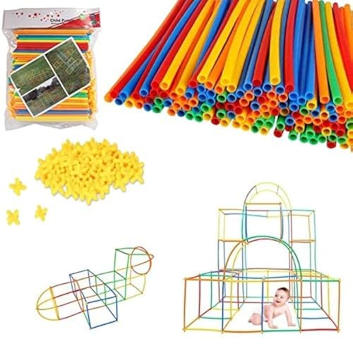 FeiWen Bausteine Bunte Kunststoff Zusammenbau Bausteine Jungen Mädchen Pädagogische Spielzeug (400pcs) von FeiWen