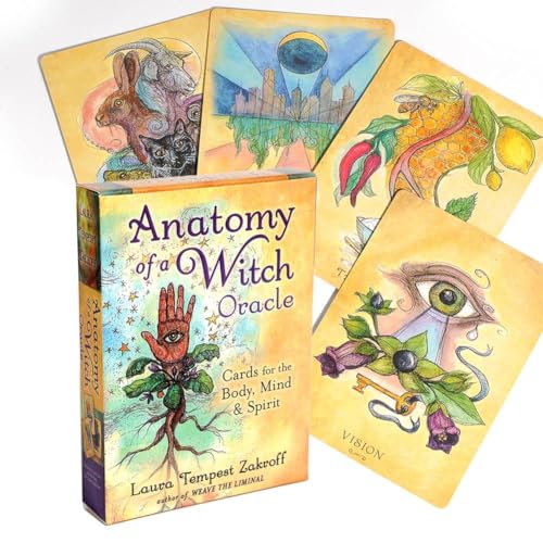 Anatomie eines Hexenorakels,Anatomy of a witch oracle,Tarot card,Party Game von FeiYuCard
