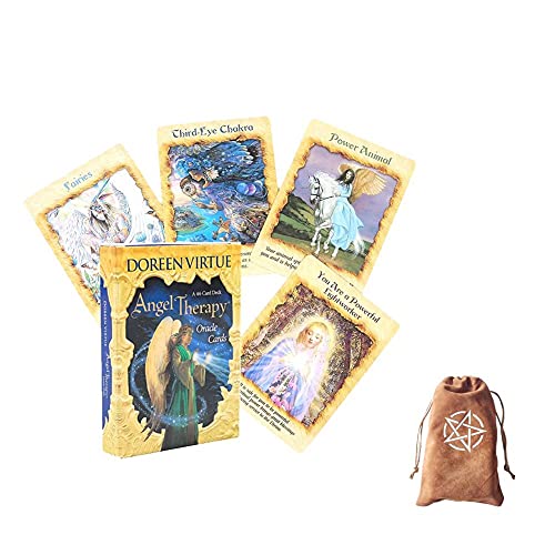 Angel Therapy Orakel Tarot-Karten,Angel Therapy Oracle Tarot Cards,with Bag,Party Game von FeiYuCard