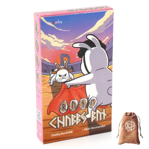 Chubby Bun Rune Tarot,Chubby Bun Rune Tarot,with bag,Party Game von FeiYuCard