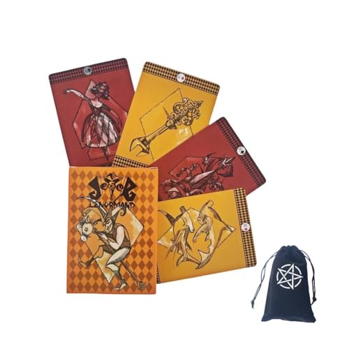 Das Orakel des Narren Lenormand,Jester Lenormand oracle,with bag,Party Game von FeiYuCard