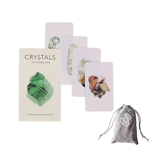 Das Steinkristalldeck-Tarot,The Stone Crystals Deck Tarot,with Bag,Party Game von FeiYuCard