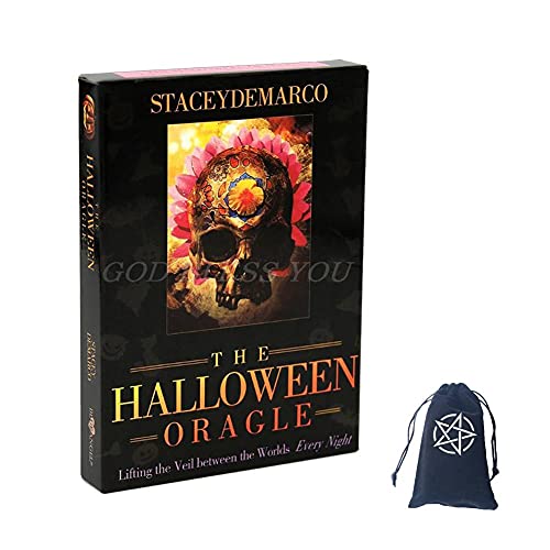 Die Halloween-Orakelkarten,The Halloween Oracle Cards,with Bag,Party Game von FeiYuCard