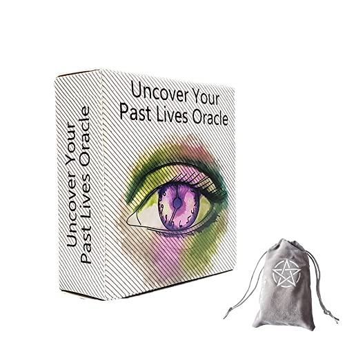 Entdecke Deine Orakel-Tarot-Karten aus früheren Leben,Uncover Your Past Lives Oracle,with Bag,Party Game von FeiYuCard