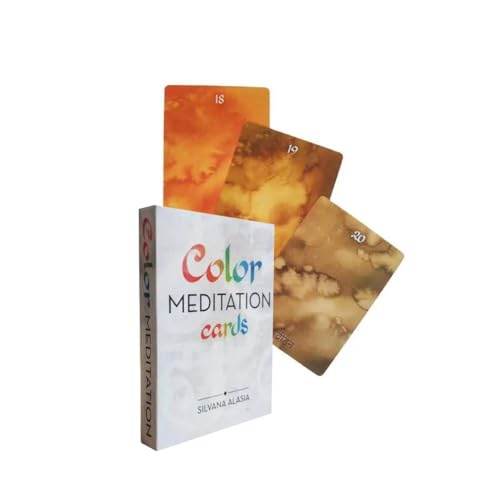 Farbmeditations-Orakelkarten,Color Meditation Oracle Cards,Tarot Card,Party Game von FeiYuCard