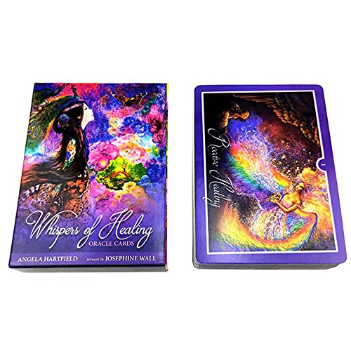 Flüstern der heilenden Orakelkarten,Whispers of Healing Oracle Cards,Tarot Deck,Party Game von FeiYuCard