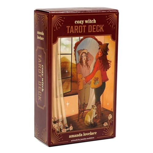 Gemütliches Hexen-Tarot-Deck,Cozy Witch Tarot Deck,Tarot card,Party Game von FeiYuCard