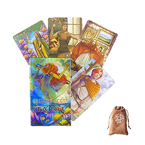 Gregory Scott Tarotkarten,Gregory Scott Tarot Cards,with Bag,Party Game von FeiYuCard