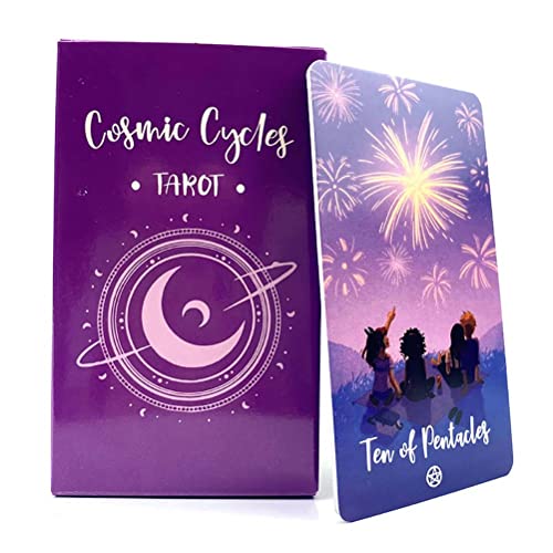 Kosmische Zyklen Tarot,Cosmic Cycles Tarot,Tarot Deck,Party Game von FeiYuCard