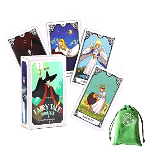 Märchen-Tarotkarten,Fairy Tale Tarot,with Bag,Party Game von FeiYuCard