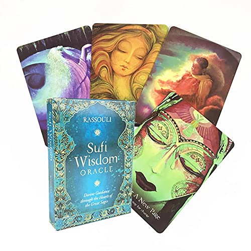 Orakelkarten der Sufi-Weisheit,Sufi Wisdom Oracle Cards,Tarot Deck,Party Game von FeiYuCard