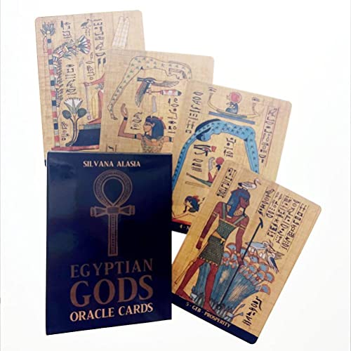 Orakelkarten der ägyptischen Götter,Egyptian Gods Oracle Cards,Tarot Deck,Party Game von FeiYuCard