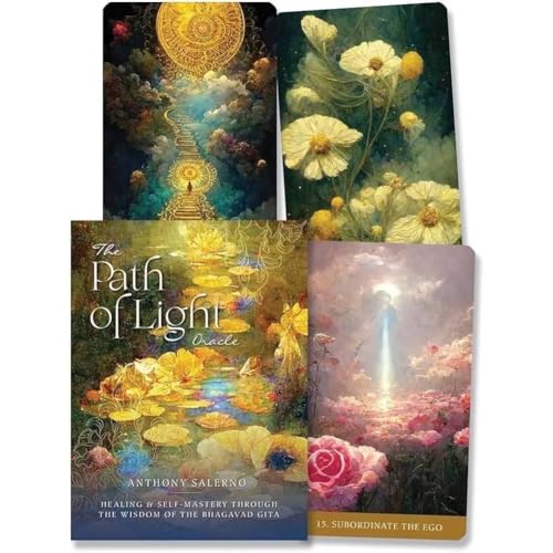 Pfad des Lichts Oracle-Karte,Path of Light Oracle Card,Tarot Card,Party Game von FeiYuCard