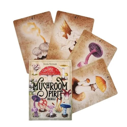 Pilzgeist-Orakel,Mushroom Spirit Oracle,Tarot Card,Party Game von FeiYuCard