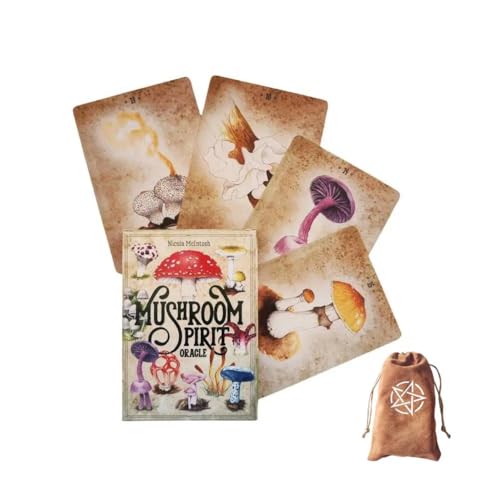 Pilzgeist-Orakel,Mushroom Spirit Oracle,with bag,Party Game von FeiYuCard