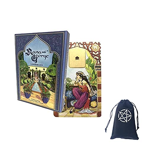 Rana George Lenormand ​Oracle-Karten,Rana George Lenormand ​Oracle Cards,with Bag,Party Game von FeiYuCard