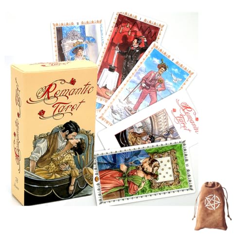Romantische Tarotkarten,Romantic Tarot Cards,with Bag,Party Game von FeiYuCard