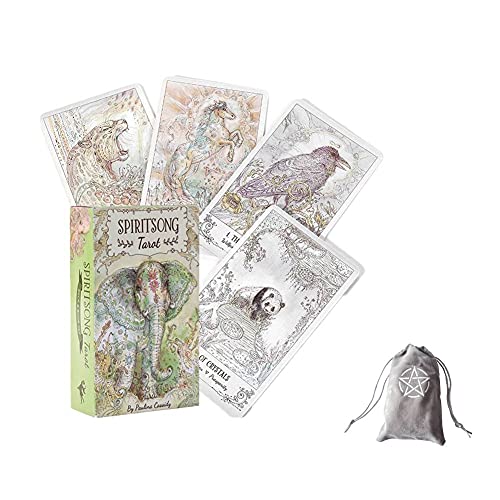 Spiritsong Tarot-Karten,Spiritsong Tarot Cards,with Bag,Party Game von FeiYuCard