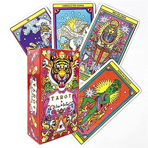 Tarot De EL Dios Los Tres ​​Karten,Tarot De EL Dios Los Tres ​​Cards,Tarot Deck,Party Game von FeiYuCard
