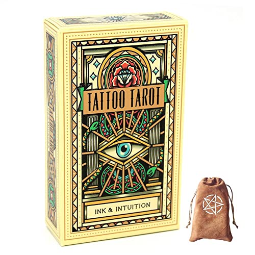 Tattoo Tarot: Tinte & Intuition,Tattoo Tarot: Ink & Intuition,with Bag,Party Game von FeiYuCard
