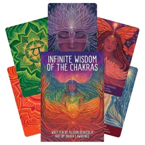 Unendliche Weisheit des Chakra-Orakels,Infinite Wisdom of The Chakras Oracle,Tarot Card,Party Game von FeiYuCard