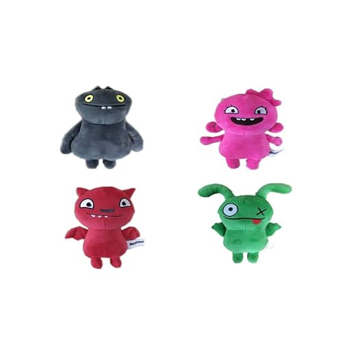 FEIDIAO Ugly Dolls Stofftier Kuscheltier Plüsch Figur Plüschtier Ugly Dolls Partydekoration 4pcs von FEIDIAO