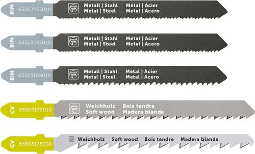 Fein 63503188010 Stichsägeblatt Starterset 5-teilig 1 Set von Fein