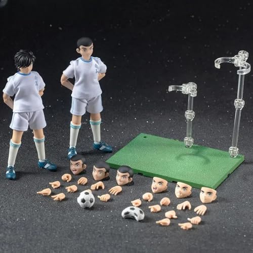 2 Stück/Set Modell Captain Tsubasa Set Ryo Ishizaki mit Hajime Taki PVC Sammlung Action Figur Modell Spielzeug von Feitoy