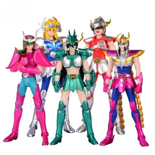 5 Stück/Set Saint Seiya Anime Figuren Mythos Tuch Ex Pegasus Drache Cygnus Phoenix Ikki Action Figur Sammlung Modell Spielzeug von Feitoy