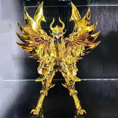 Modell Saint Seiya Ex Hades Specters Wyvern Rhadamanthys Griffon Minos Garuda Aiacos Drei Hölle Richter Metall Armor Figuren Spielzeug CSGoldAiacos von Feitoy