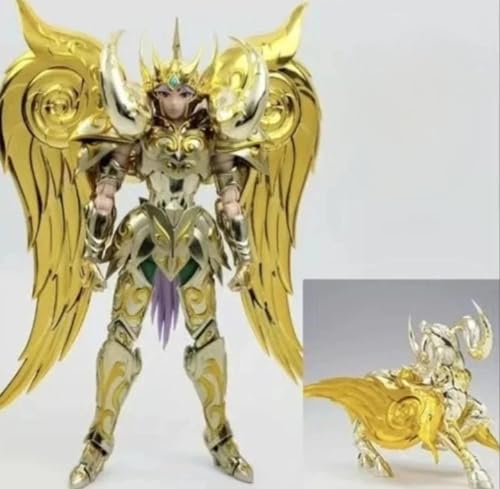 Modell Saint Seiya Mythos Tuch Ex Leo Aiolia/Jungfrau Shaka mit Totem Widder Mu Seele Gottes Ritter des Tierkreises Anime Action Figur MCSOGAries von Feitoy