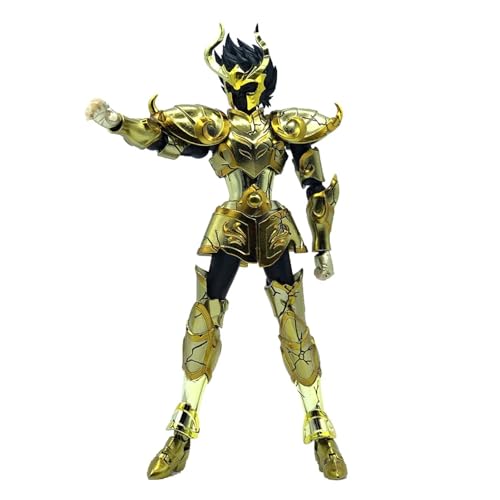 Modell Saint Seiya Stoff Mythos Ex Gold Saint Steinbock Shura Schwarzer Körper Doppelset Metall Armor Action Figuren Spielzeug Modell von Feitoy