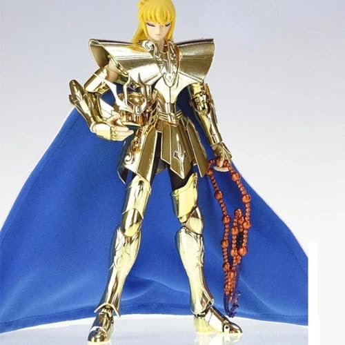 Saint Seiya Myth Cloth EXM/Ex Metal Virgo Shaka Andromeda Shun Head 24K Hades/Dark Gold Action Figur Tierkreisritter 24KGoldVersion von Feitoy