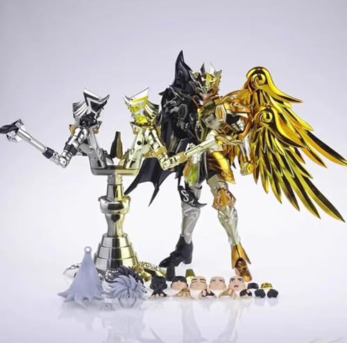 Saint Seiya Myth Cloth Ex Gemini Saga Kanon Totem/Objekt SOG/Soul of God Gold Knights of Zodiac Actionfigur Toy BicolorGeminiTotem von Feitoy