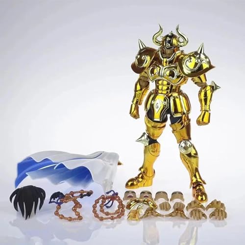 Saint Seiya Myth Cloth Ex Steinbock Shura/Leo Aiolia/Aries Mu/Libra Dohko/Virgo Gold Knights Zodiac Actionfigur CSTaurusTV von Feitoy