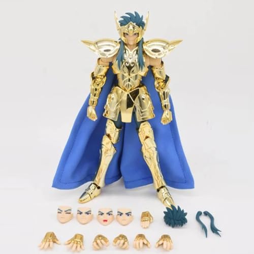 Saint Seiya Myth Cloth Exm/Ex Metall Aquarium Camus mit Hyoga Cygnus Kopf 24k Hades Gold Zodiac Knights Action Figur 24KGoldVersion von Feitoy