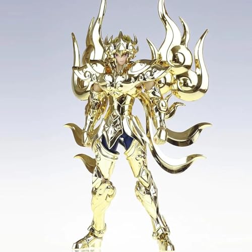 Saint Seiya Myth Cloth Exm SOG/Seele Gottes Löwe Aiolia Gold Zodiac Knights Action Figur 24KVersion von Feitoy