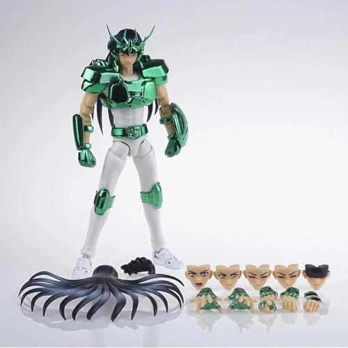 Saint Seiya Myth Cloth Pegasus Andromeda Shun Dragon Hyoga Cygnus Comic/Manga Ver Ritter des Tierkreises Action Figur DragonGreenVer. von Feitoy