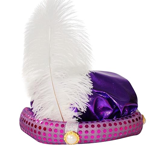 Feizikaw Eimer HüTe Einfarbiger Hut, Halloween-Kostüm-Partyhut für Erwachsene Kinder (Purple, One Size) von Feizikaw