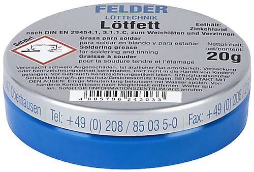 Felder 24310010 Lötfett Inhalt 20g F-SW 21 von Felder