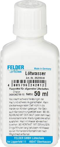 Felder  Hobby  Lötwasser Inhalt F-SW 21 von Felder