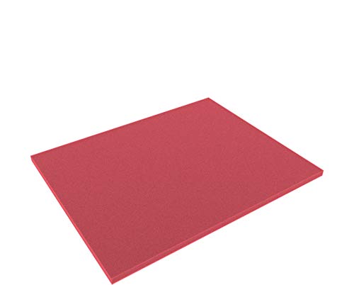 FS010Bred Full-Size 345 mm x 275 mm x 10 mm Shadowboard Schaumstoffboden/Schaumstoffzuschnitt rot von Feldherr