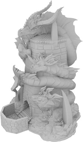 Feldherr Fates End Dice Tower: Tiamat, Farbe:Grau von Feldherr