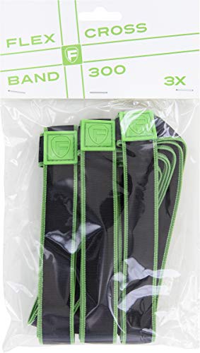 Feldherr Flex Cross Band grün - Größe L - Elastisches Gummiband für Brettspielboxen - Sichere Aufbewahrung und Transport von Spielen, Anzahl:3 Stück Multipack im Beutel von Feldherr