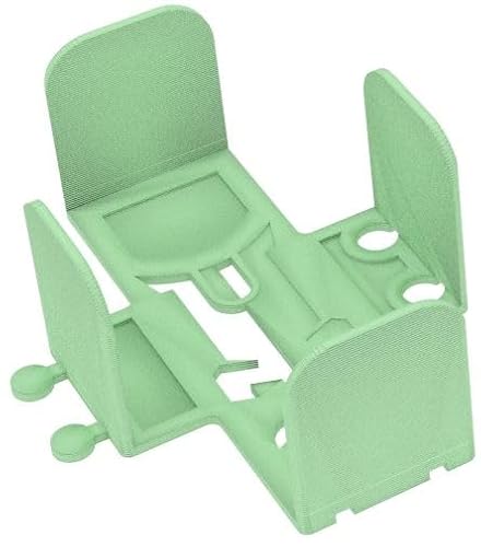 Feldherr Kartendeckhalter kompatibel mit Dominion - Ideal für Geldkarten + Fluchkarten mit Sleeves - Stecksystem für Stabilität - Übersichtliche Anordnung auf Spieltisch, Farbe:Mint 100% Recycling von Feldherr