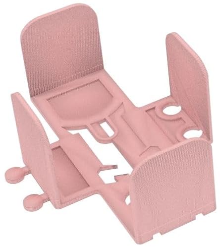 Feldherr Kartendeckhalter kompatibel mit Dominion - Ideal für Geldkarten + Fluchkarten mit Sleeves - Stecksystem für Stabilität - Übersichtliche Anordnung auf Spieltisch, Farbe:Rosé 100% Recycling von Feldherr