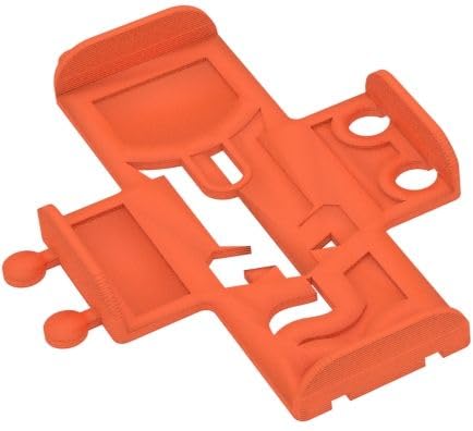 Feldherr Kartendeckhalter kompatibel mit Dominion - Ideal für Königreichkarten mit Sleeves - Stecksystem für Stabilität - Übersichtliche Anordnung auf dem Spieltisch, Farbe:Orange von Feldherr