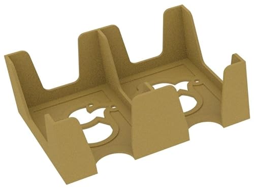 Feldherr Kartenhalter kompatibel mit Canasta - 2 Fächer - 220 Karten - Praktische Sortierhilfe zum Organisieren deiner Spielkarten auf dem Spieltisch, Farbe:Gold Feldherr Kartenhalter kompatibel mit Canasta - 2 Fächer - 220 Karten - Praktische Sortierhilfe zum Organisieren deiner Spielkarten auf dem Spieltisch, Farbe:Gold von Feldherr