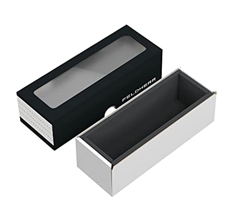 Feldherr Sichtlagerbox MTLB170 160 x 60 x 50 mm für Modelleisenbahnen, Loks und Fahrzeuge, Farbe:Schwarz, Anzahl:10 Stück von Feldherr